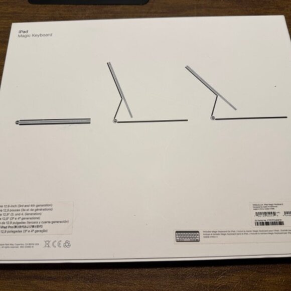 Apple Magic Keyboard for iPad Pro 12.9 inch with Dracool Apple Pencil insert - Picture 3 of 13